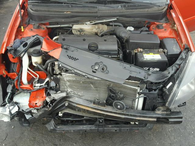 KNADH4A33A6687643 - 2010 KIA RIO LX Կարմիր լուսանկար 7