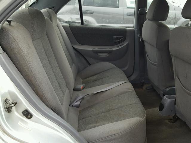 KMHCG45C81U185133 - 2001 HYUNDAI ACCENT GL SILVER photo 6