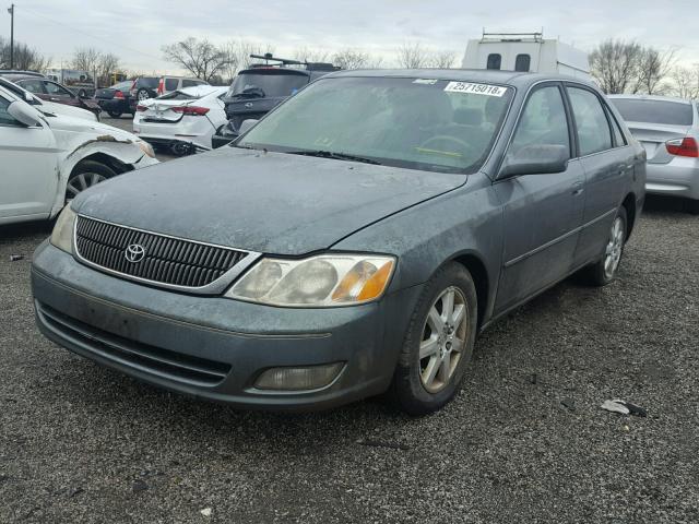 4T1BF28B01U128107 - 2001 TOYOTA AVALON XL BLUE photo 2