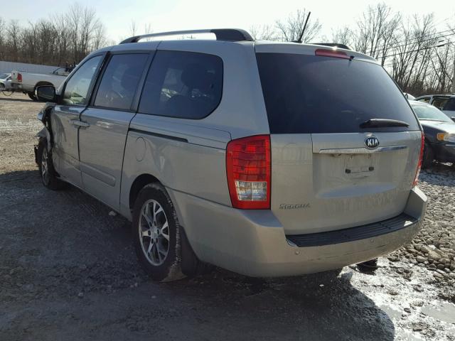 KNDMG4C7XE6586899 - 2014 KIA SEDONA LX SILVER photo 3