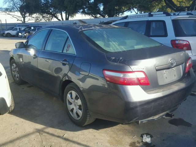 4T1BE46K07U592721 - 2007 TOYOTA CAMRY NEW GRAY photo 3