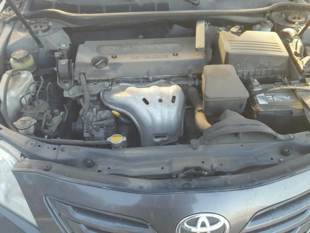 4T1BE46K07U592721 - 2007 TOYOTA CAMRY NEW GRAY photo 7