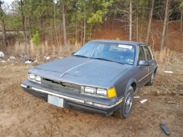 1G4AL51W2HD404302 - 1987 BUICK CENTURY LI GRAY photo 2