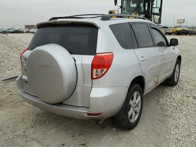 JTMZD31VX75066821 - 2007 TOYOTA RAV4 LIMIT SILVER photo 4