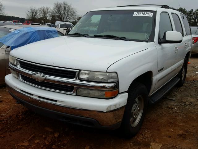 1GNEC13T31R166431 - 2001 CHEVROLET TAHOE C150 WHITE photo 2