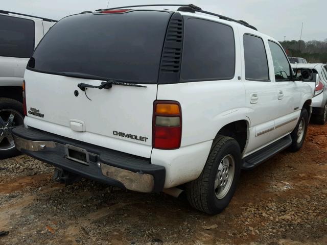 1GNEC13T31R166431 - 2001 CHEVROLET TAHOE C150 WHITE photo 4