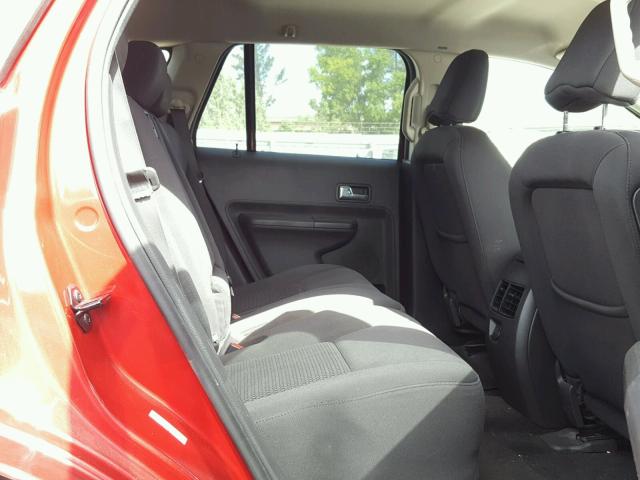 2FMDK36CX8BB05147 - 2008 FORD EDGE SE RED photo 6