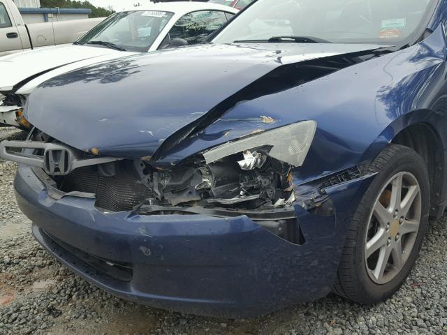 1HGCM66553A018257 - 2003 HONDA ACCORD EX BLUE photo 9