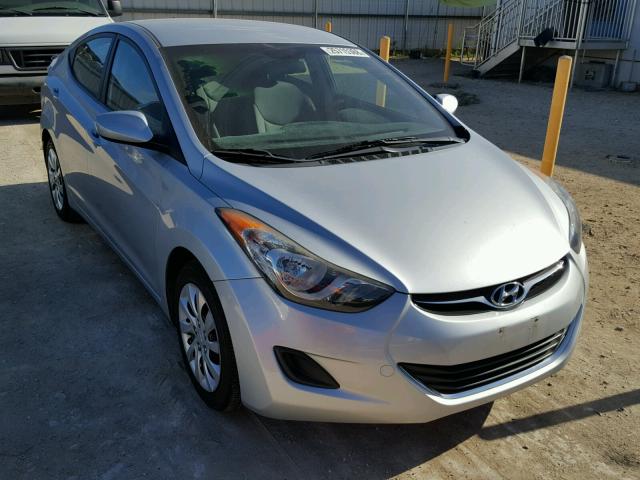 5NPDH4AE3DH173273 - 2013 HYUNDAI ELANTRA GL SILVER photo 1