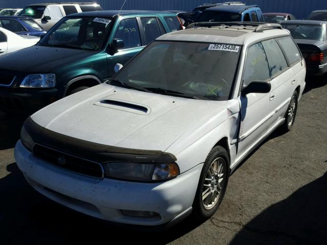 4S3BK6759W6305395 - 1998 SUBARU LEGACY GT WHITE photo 2