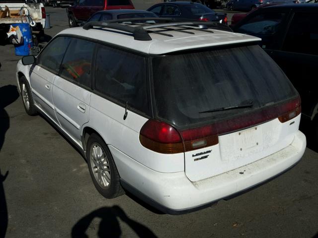 4S3BK6759W6305395 - 1998 SUBARU LEGACY GT WHITE photo 3