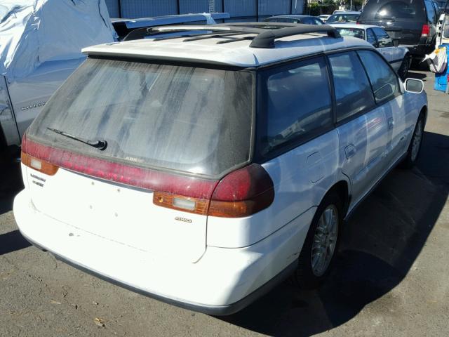 4S3BK6759W6305395 - 1998 SUBARU LEGACY GT WHITE photo 4