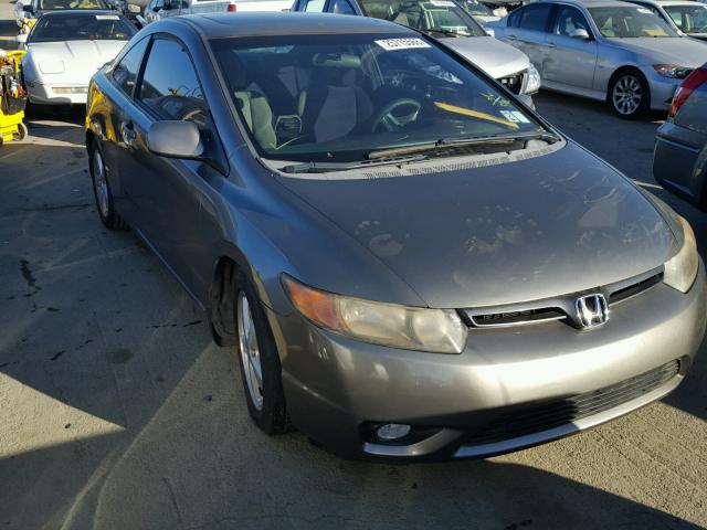 2HGFG11846H520918 - 2006 HONDA CIVIC EX GRAY photo 1