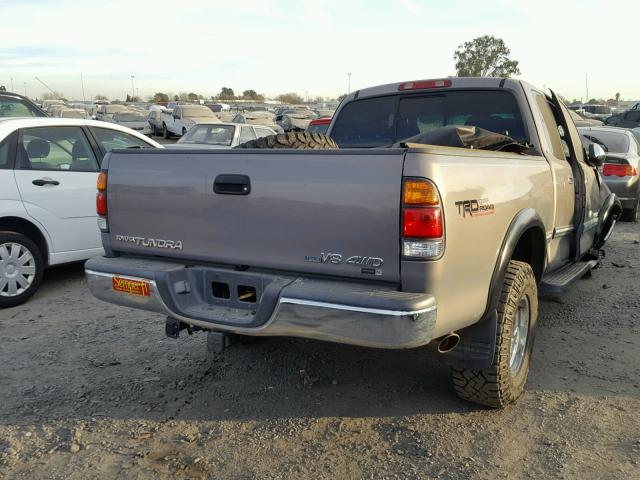 5TBBT44142S306315 - 2002 TOYOTA TUNDRA ACC GRAY photo 4