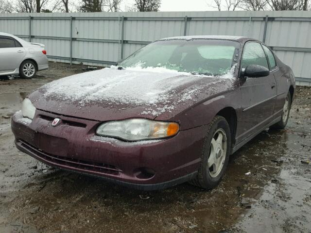 2G1WW12E439278667 - 2003 CHEVROLET MONTE CARL 栗色 照片 2