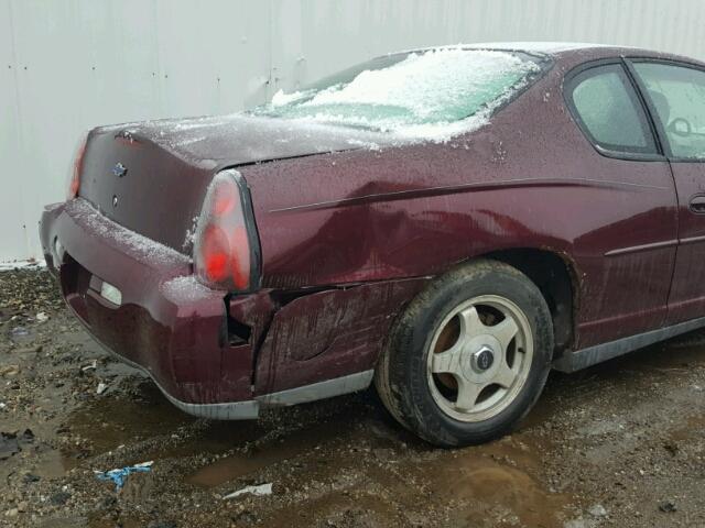 2G1WW12E439278667 - 2003 CHEVROLET MONTE CARL 栗色 照片 9