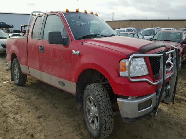 1FTPX14545FA84981 - 2005 FORD F150 RED photo 1