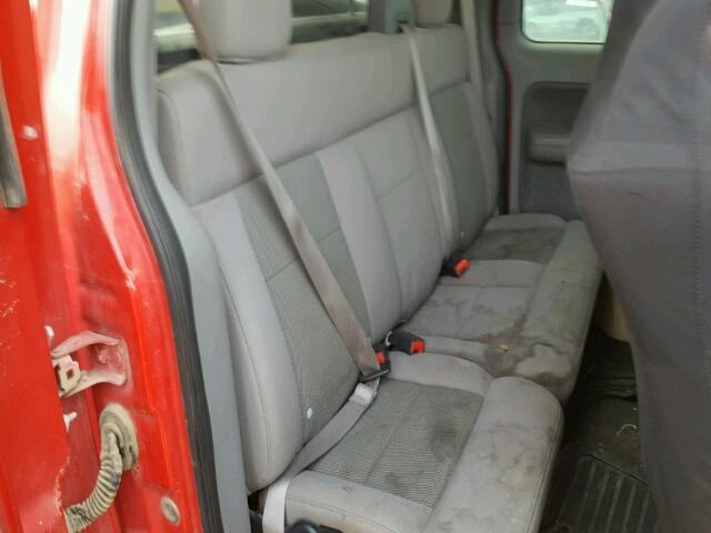 1FTPX14545FA84981 - 2005 FORD F150 RED photo 6