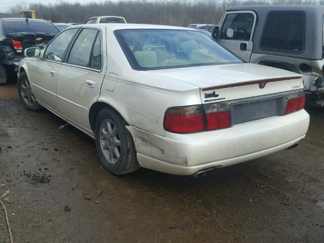 1G6KY5495YU149888 - 2000 CADILLAC SEVILLE ST WHITE photo 3