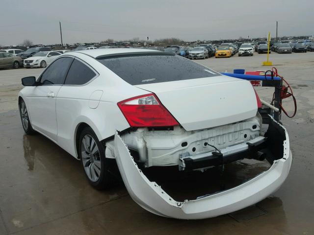 1HGCS1B3XAA006972 - 2010 HONDA ACCORD LX WHITE photo 3