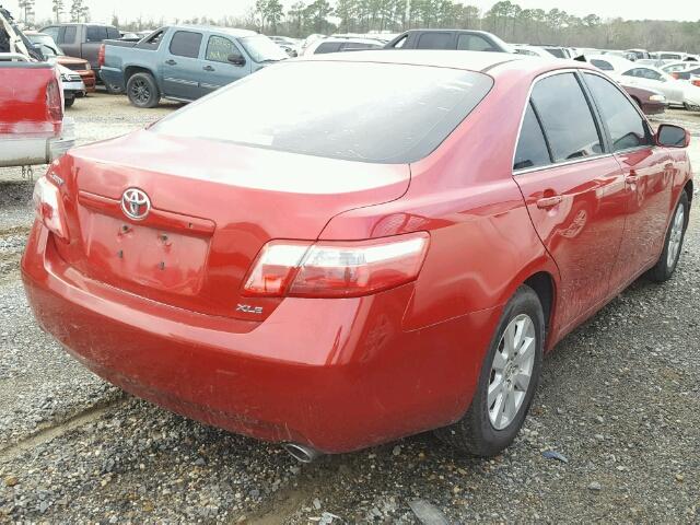 4T1BE46K29U313787 - 2009 TOYOTA CAMRY BASE RED photo 4