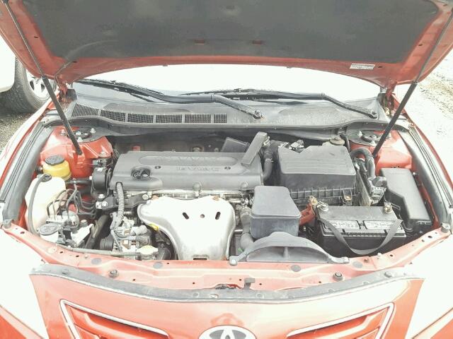 4T1BE46K29U313787 - 2009 TOYOTA CAMRY BASE RED photo 7