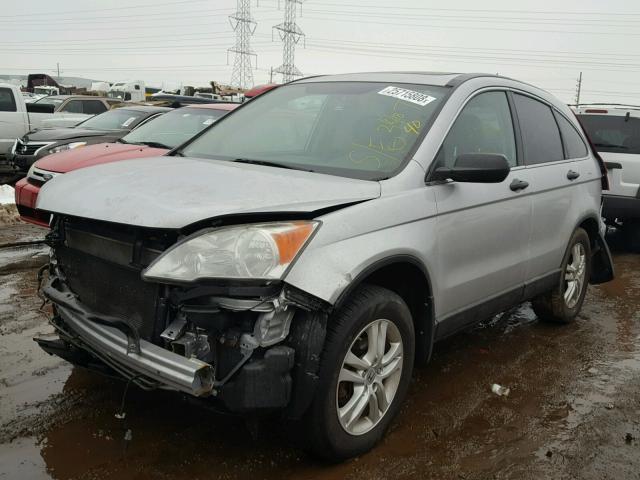 3CZRE4H52BG706119 - 2011 HONDA CR-V EX SILVER photo 2