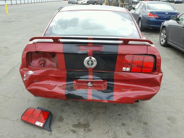 1ZVHT80N785121379 - 2008 FORD MUSTANG TWO TONE photo 9