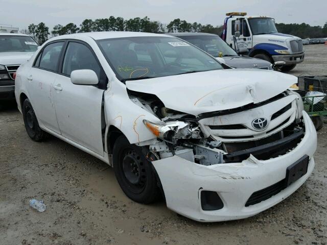 2T1BU4EE4BC559164 - 2011 TOYOTA COROLLA BA WHITE photo 1