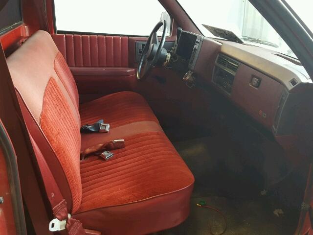 1GCBS14R6J2129495 - 1988 CHEVROLET S TRUCK S1 RED photo 5