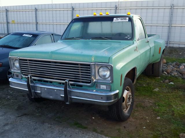 CCS346Z113745 - 1976 CHEVROLET SILVERADO GREEN photo 2