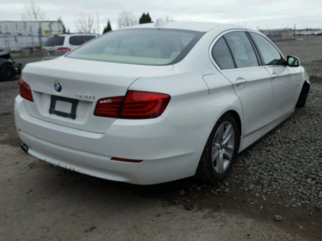 WBAFR1C50BC751319 - 2011 BMW 528 I WHITE photo 4