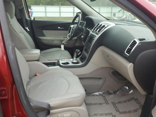 1GKER337X8J202439 - 2008 GMC ACADIA SLT ბურგუნდია ფოტო 5