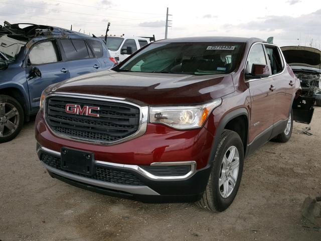 1GKKNKLA5HZ187046 - 2017 GMC ACADIA SLE BURGUNDY photo 2