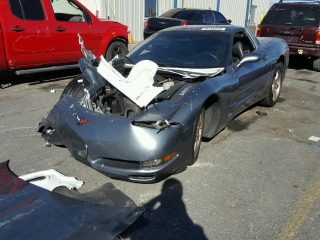 1G1YY22G645112658 - 2004 CHEVROLET CORVETTE CHARCOAL photo 2