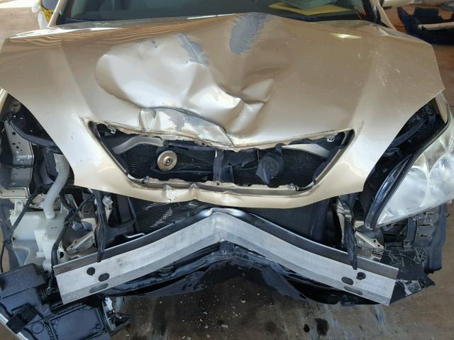 2T2GK31U29C059285 - 2009 LEXUS RX 350 GOLD photo 7