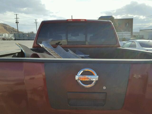 1N6AA06B54N504348 - 2004 NISSAN TITAN XE RED photo 6