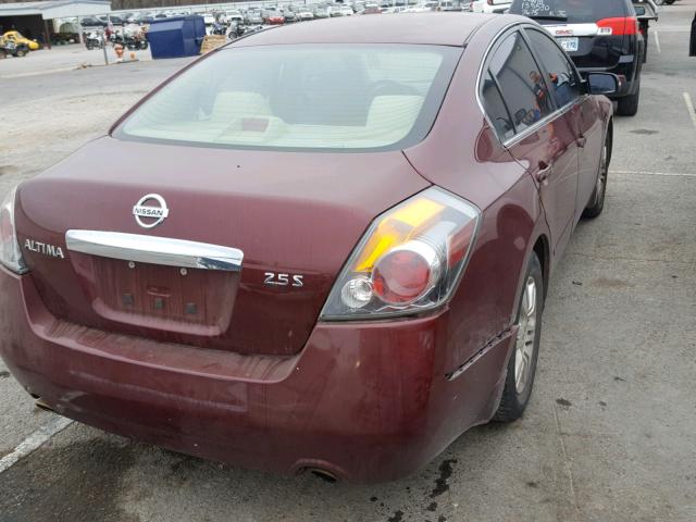 1N4AL2AP0BN426947 - 2011 NISSAN ALTIMA BAS MAROON photo 4