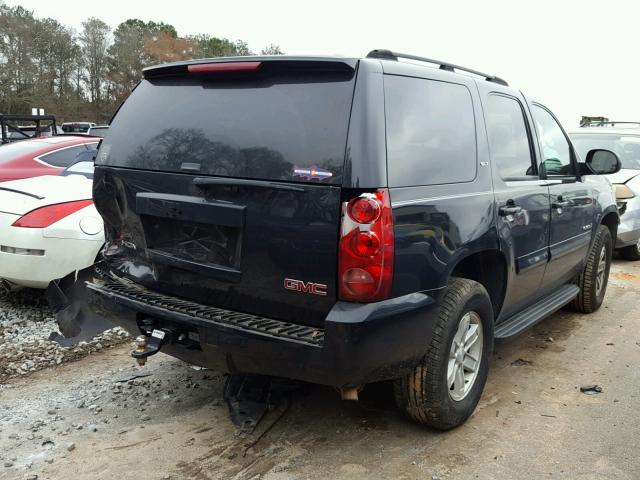 1GKFC13J87R221108 - 2007 GMC YUKON BLACK photo 4