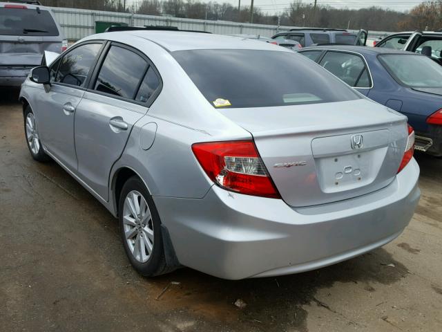 2HGFB2F88CH329544 - 2012 HONDA CIVIC EX Gümüş foto 3