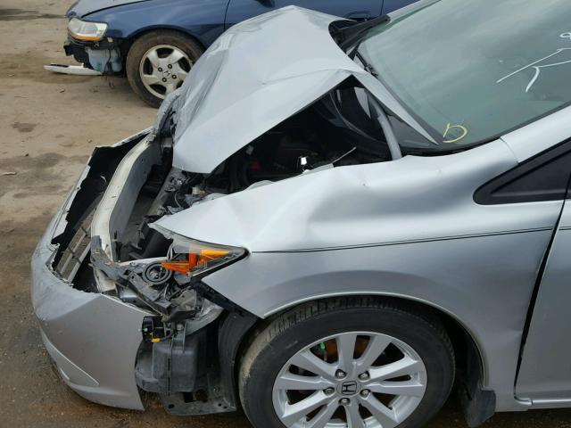 2HGFB2F88CH329544 - 2012 HONDA CIVIC EX Gümüş foto 9