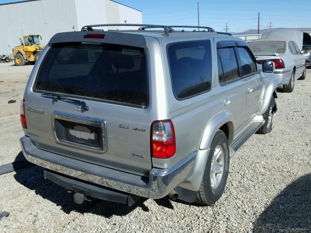 JT3HN86R529069536 - 2002 TOYOTA 4RUNNER SR SILVER photo 4