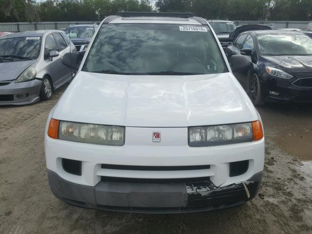 5GZCZ23D73S825439 - 2003 SATURN VUE WHITE photo 9