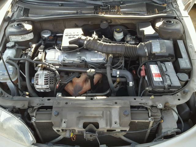 1G1JC5248X7296078 - 1999 CHEVROLET CAVALIER BEIGE photo 7