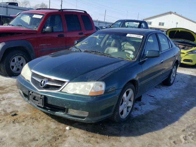 19UUA568X2A047897 - 2002 ACURA 3.2TL TYPE GREEN photo 2