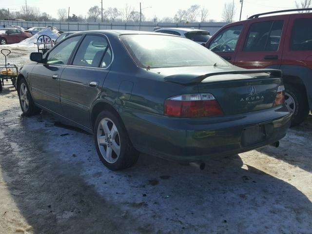 19UUA568X2A047897 - 2002 ACURA 3.2TL TYPE GREEN photo 3