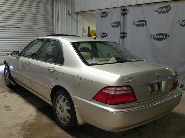 JH4KA96513C001950 - 2003 ACURA 3.5RL BEIGE photo 3