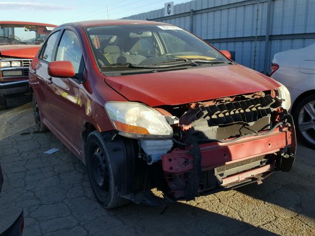 JTDBT923671049400 - 2007 TOYOTA YARIS RED photo 1