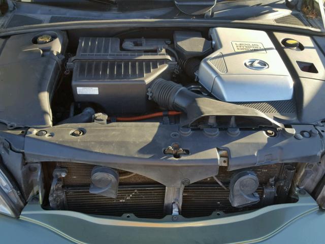 JTJHW31U982052258 - 2008 LEXUS RX 400H GREEN photo 7