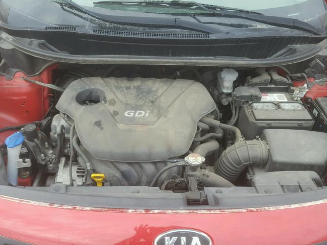 KNADM4A30C6057271 - 2012 KIA RIO LX Կարմիր լուսանկար 7